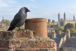 Read more about the article Jackdaws Nesting in Chimneys: UK Season, Signs and Removal