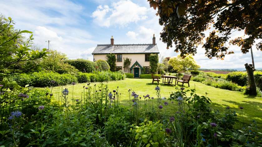 Cambridgeshire country house with traditional chimney stacks